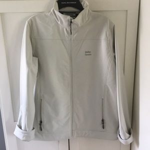 NWOT Landway soft shell white jacket XL